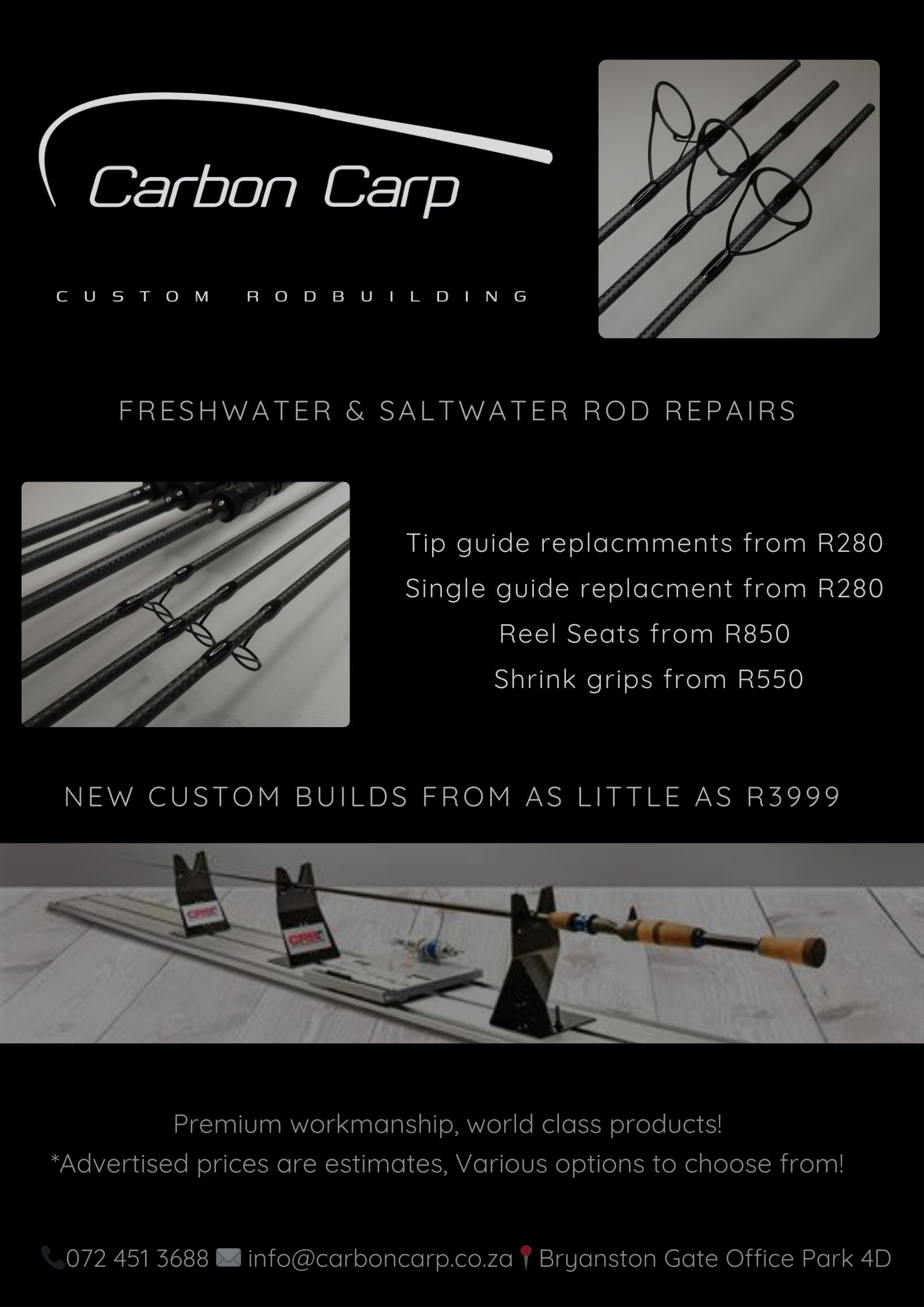 Copy of Carbon Carp Custom Rodbuilding